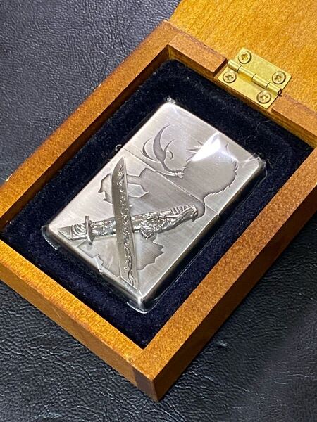 zippo 舞-HiME 運命の系統樹 鴇羽舞衣 カグツチ 立体メタル 希少モデル 2004年製 シルバーインナー 2004年製 専用木箱 保証書付き