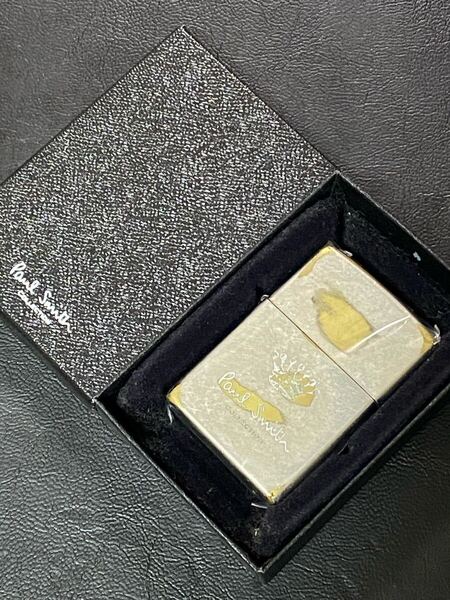 zippo ポールスミス コレクション ヴィンテージ加工 特殊加工 2014年製 Paul Smith シルバーインナー 2015年製 専用ケース 保証書付き