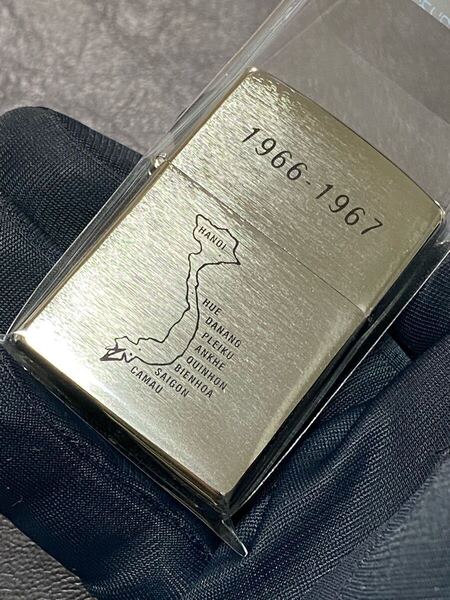 zippo ベトナム 1966-1967 前面加工 希少モデル 2017年製 ② シルバーインナー 2017年製