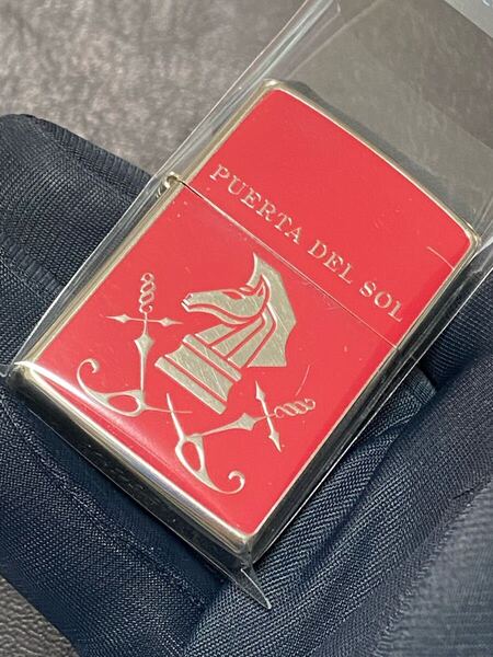 zippo PUERTA DEL SOL 前面加工 希少モデル 2015年製 シルバーインナー 2015年製