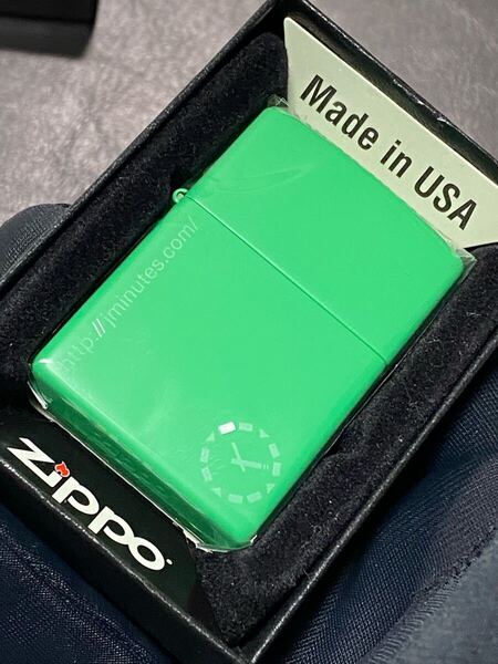 zippo JT GREEN 限定品 グリーン 希少モデル 2014年製 シルバーインナー 2014年製 ケース 保証書付き