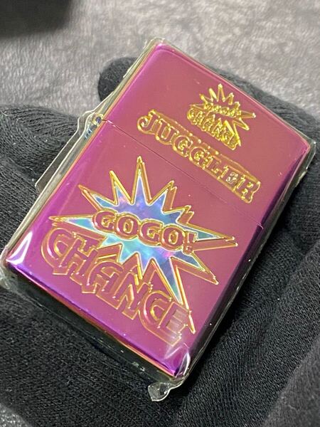 zippo ジャグラー シェル 2面刻印 レインボー 特殊加工 希少モデル 2023年製 GO GO CHANCE JUGGLER