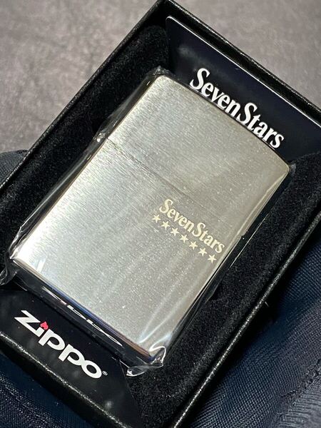 zippo セブンスター 限定品 シルバー 希少モデル 2016年製 Seven Stars ケース 保証書付き