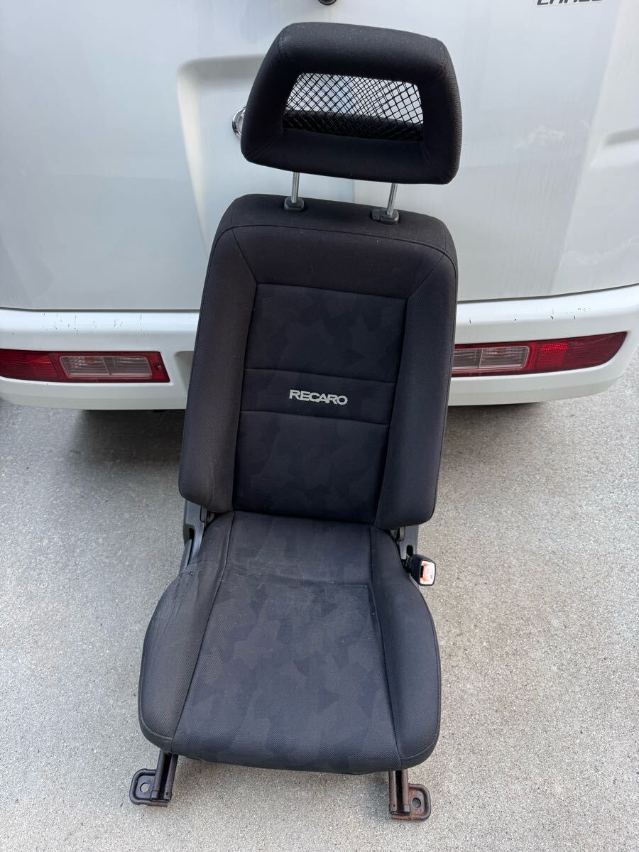 Kei ワークス 純正レカロシート運転席 助手席セット RECARO 赤/黒