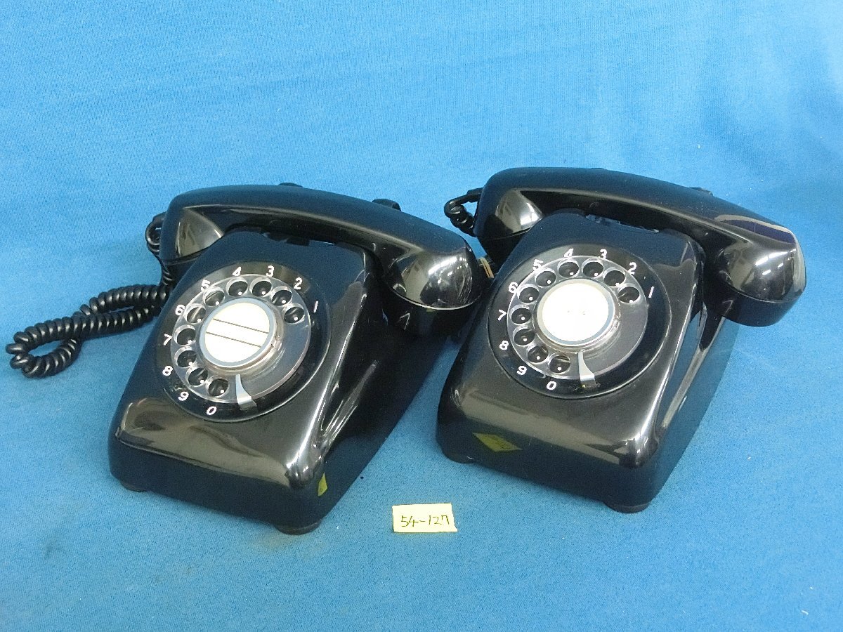 超激レア真っ赤なダイヤル電話600型赤電話美品！新品デッド