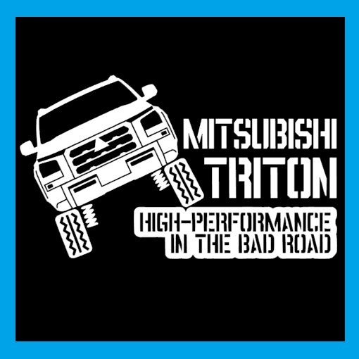 匿名配送 トライトン カッティングステッカー 三菱 TRITON GSR カスタム リフトアップ クロカン GLS ミツビシ キャンプ