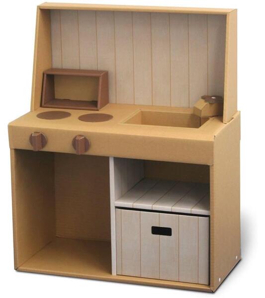 森井紙器 段ボール工作シリーズ おままごとダンボールキッチン