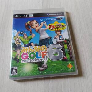 ☆未開封 PS3スターターパック同梱ソフト単品 みんなのGOLF 6 BCJB-95014 何本でも同梱可☆