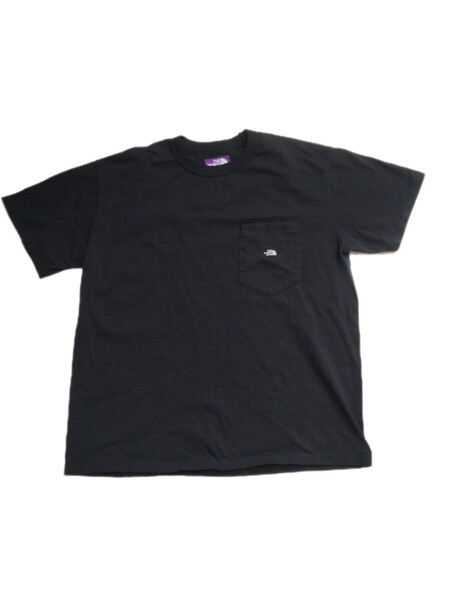 ノースフェイスパープルレーベル 7oz Pocket Tee ブラック