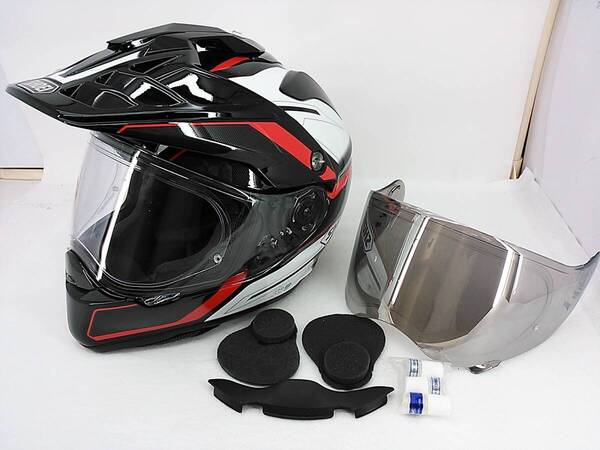 【送料無料】SHOEI ショウエイ HORNET ADV ホーネットADV SEEKER シーカー Sサイズ ミラーシールド付き ヘルメット