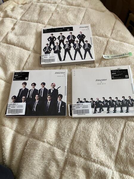 SnowMan ブラザービート @ 3形態 CD、DVD 初回盤A.B、通常盤