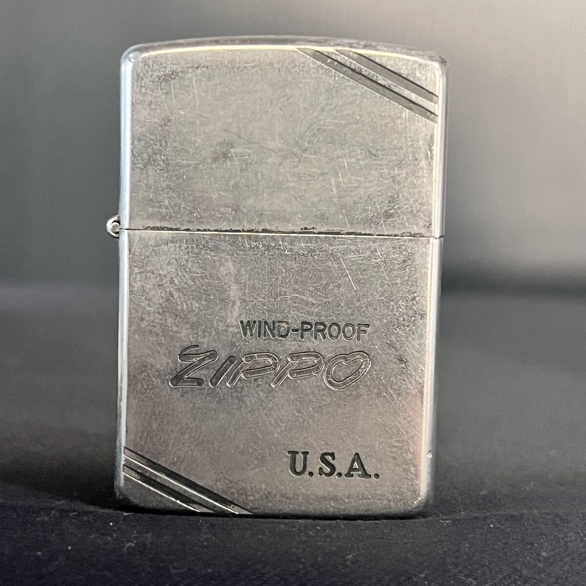 ZIPPO - zippo ヴィンテージ 筆記体 斜体 イタリック 1987年製の