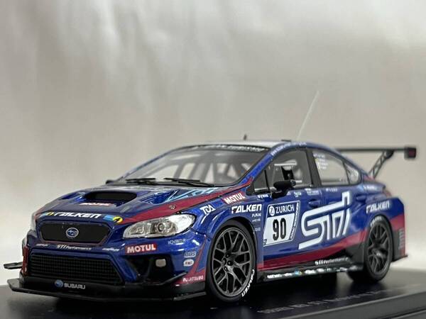 1/43 エブロ スバル WRX STI ニュルブルクリンク24時間 2018
