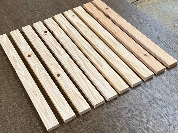 杉 角材 610×45×18㎜ 10本入 特一等 プレーナー 無垢 国産 天然乾燥材 木材 杉材 DIY 工作