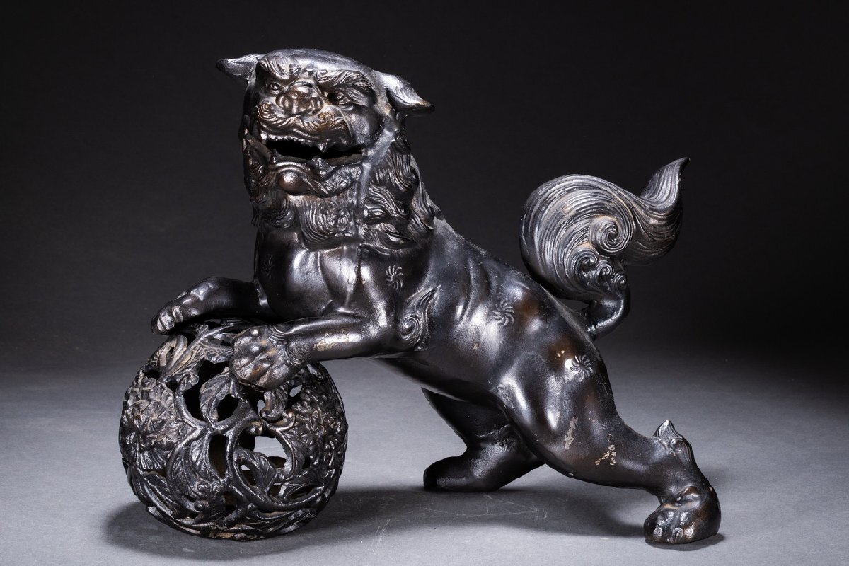 楽天市場】和柄 生地 金襴生地 京都 西陣織 唐獅子図 生地巾38cm