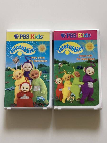 Here Come the Teletubbies テレタビーズがやってきた Dance with the Teletubbies 踊ろう 英語版 教育 Kids ビデオ VHS イギリス 幼児