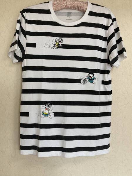 Desion Tshirts Store graniph グラニフ グラフィス Tシャツ バカボン 赤塚不二夫 バカボンのパパ レレレの メンズ M 古着 ボーダー