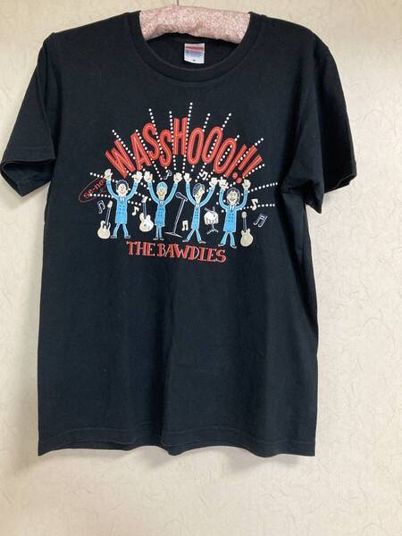 古着 The BAWDIES Tシャツ M 半袖 ザ・ボウディーズ バンド ライブ ツアー 2015