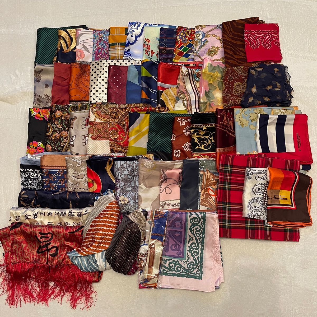 60s〜80s まとめ売り vintage ビンテージ バンダナ 10枚 USA