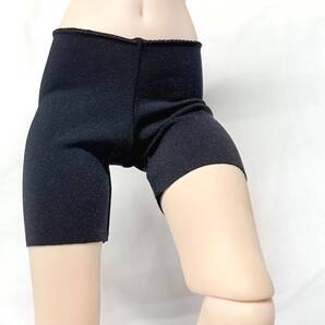 MDD等 40cm ドール用 2部丈スパッツ(黒!)長期色移りチェックで「比較的」安全確認布地 /送料込み