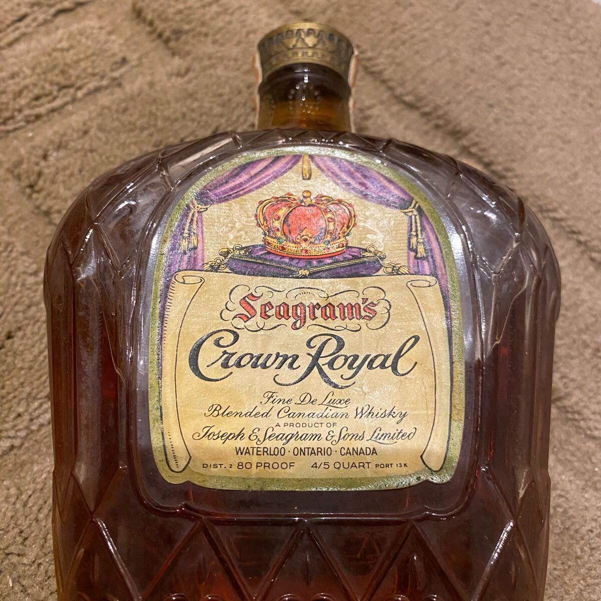 希少古酒•1972年もの】Crown Royal ウイスキー未開封 - メルカリ