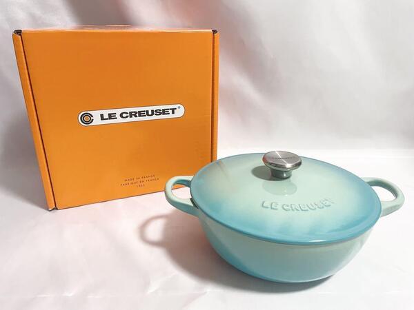 【美品】ルクルーゼ マルミット クールミント 18cm LE CREUSET