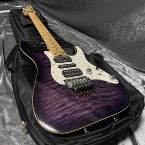 ★美品 SCHECTER SD-DX-24 AS 国産本格モデル! 極上キルトTOP アッシュBody! コイルタップ付き 2014年製 即決 送料無料