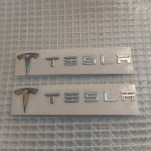 【ゆうパケット送料込】TESLA(テスラ) ステッカー 2枚組 縦1cm×横4.8cm