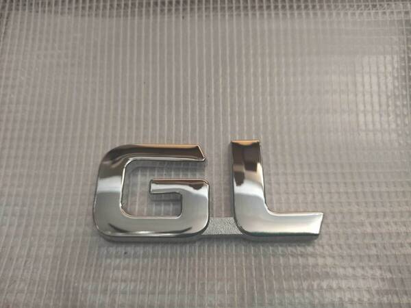 【ゆうパケット送料込】GL 3Dエンブレム メッキシルバー ハイエース HIACE トヨタ TOYOTA