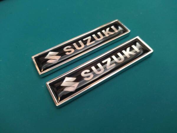 【ゆうパケット送料込】SUZUKI(スズキ) エンブレムプレート 2個セット