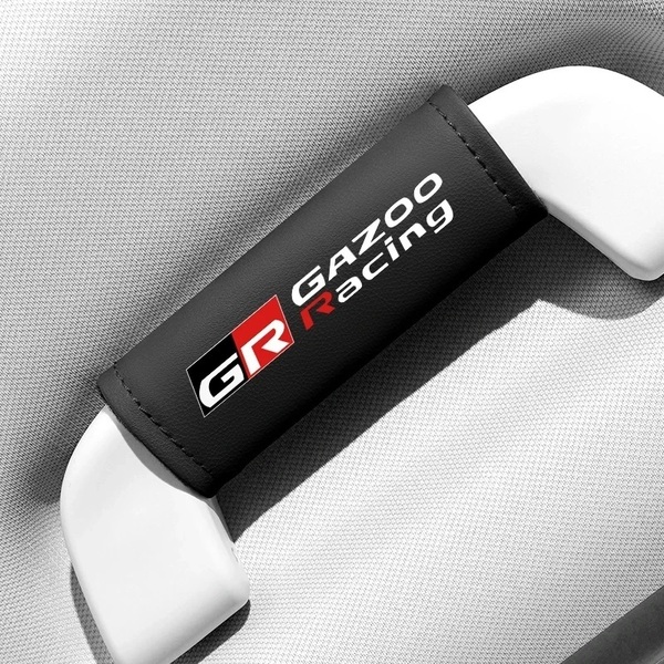 【ゆうパケット送料込】GR グリップアシスト用カバー ブラック ナッパレザー製 トヨタ TOYOTA TRD ガズー