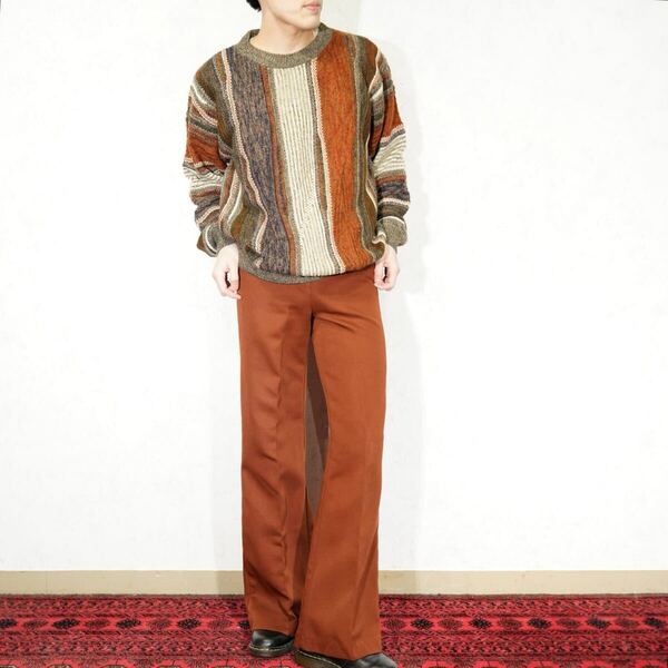 70's USA VINTAGE STA-PRE FLARE PANTS/70年代アメリカ古着スタプレフレアパンツ