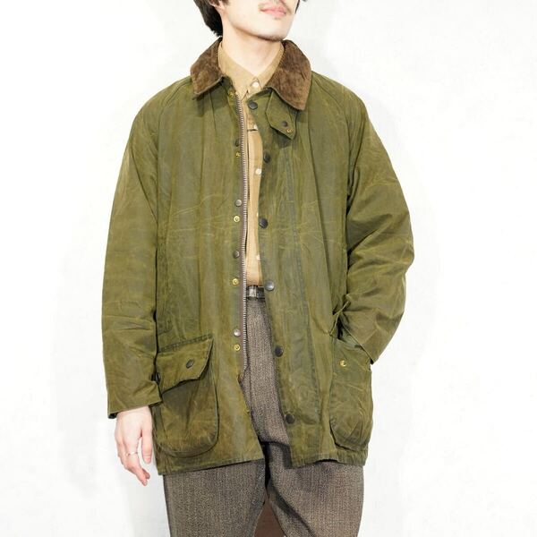 EU VINTAGE Barbour BORDER OILED JACKET/ヨーロッパ古着バブアーオイルドジャケット