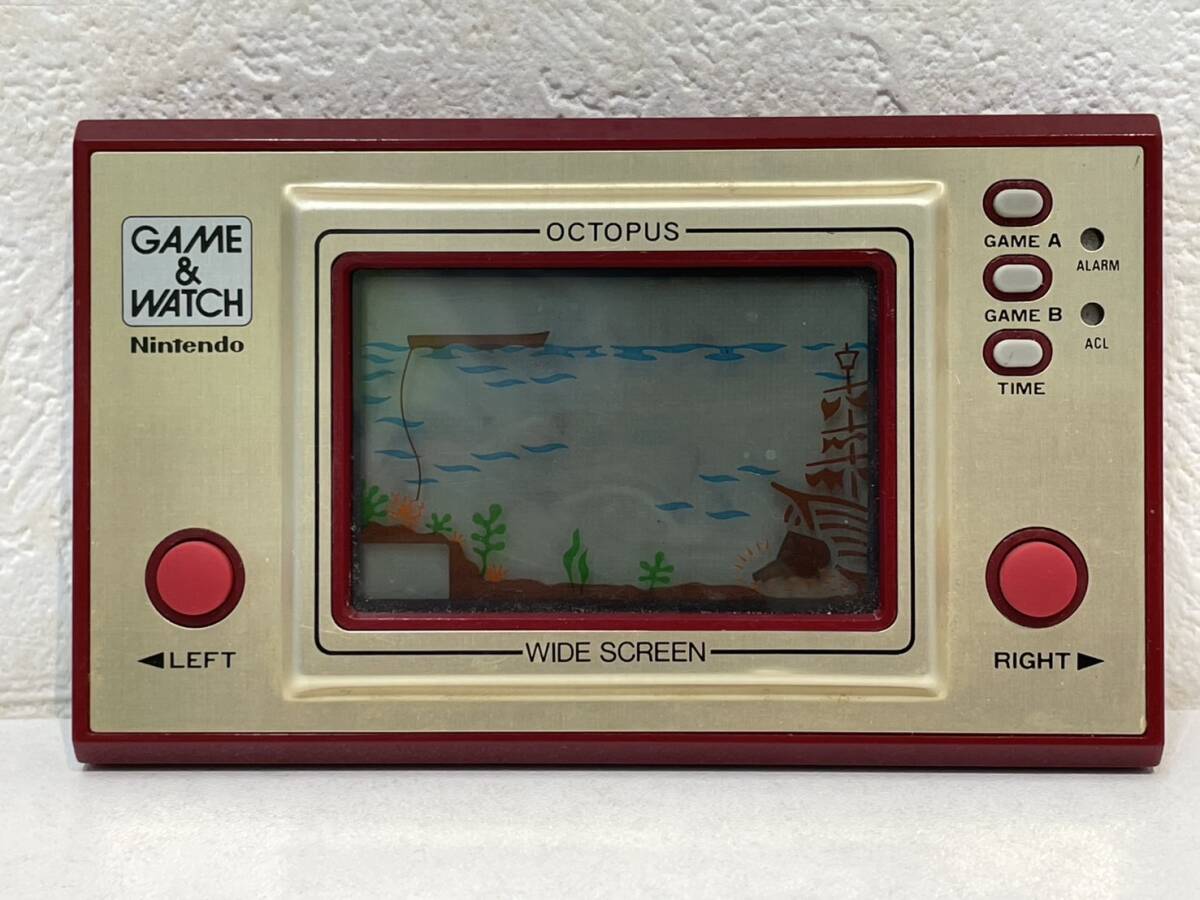 ゲームウォッチ オクトパス【動作確認済み】 - メルカリ