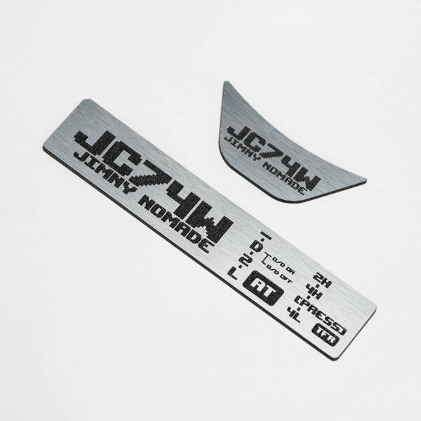 スズキ ジムニー JB64W シフトパターンプレートセット(MT/ゴールド)