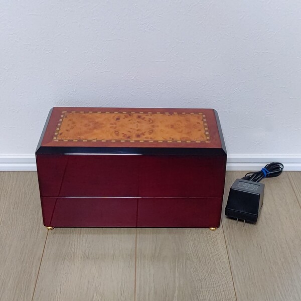 Lapport London ラポート ロンドン ワインディングマシーン 時計自動巻機 ウォッチワインダー 2本巻 ケース ボックス 訳あり 送料無料 即決