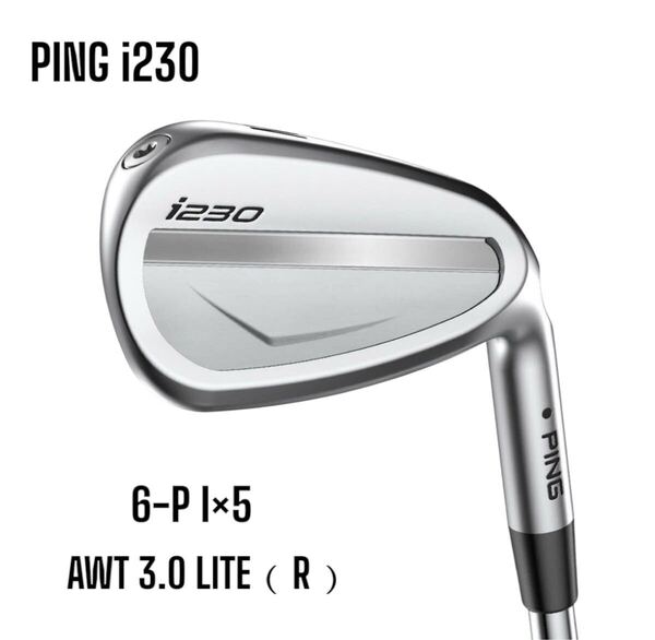PING ピン i230 アイアン 6-P 5本セット AWT 3.0 LITE R