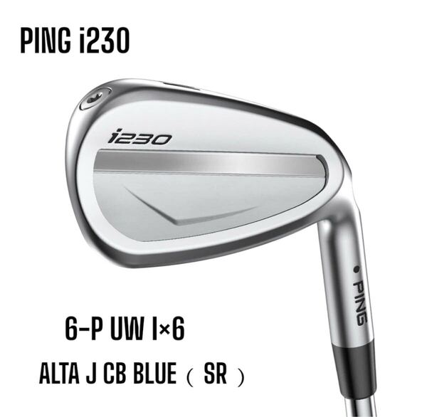 PING ピン i230 アイアン 6-P UW 6本セット ALTA J CB BLUE SR