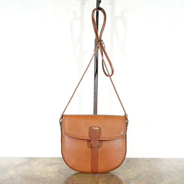 Burberrys LOGO EMBOSSED DESIGN LEATHER SHOULDER BAG/バーバリーズロゴ型押しデザインレザーショルダーバッグ