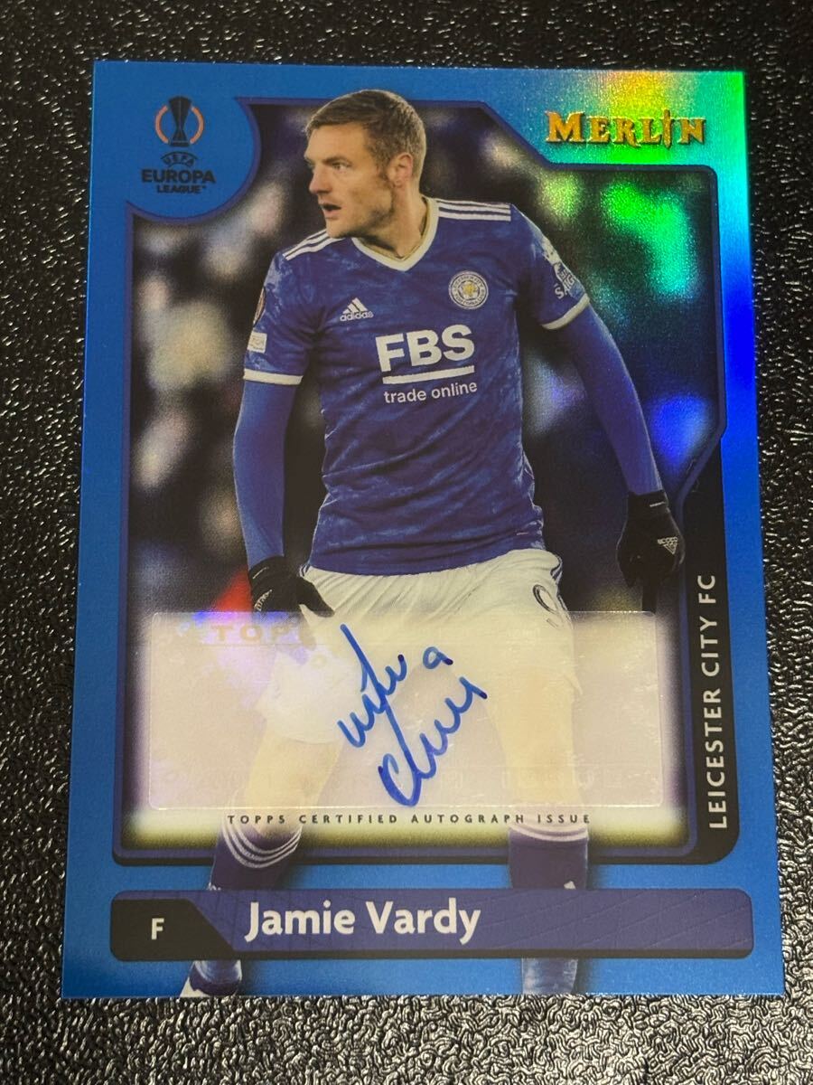 ジェイミー・ヴァーディ』サインカード｜2019-20 PANINI
