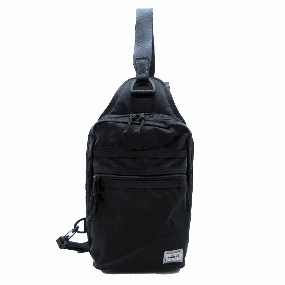 ポーター ウエストバッグ 黒 ボディバッグ PORTER 吉田カバン