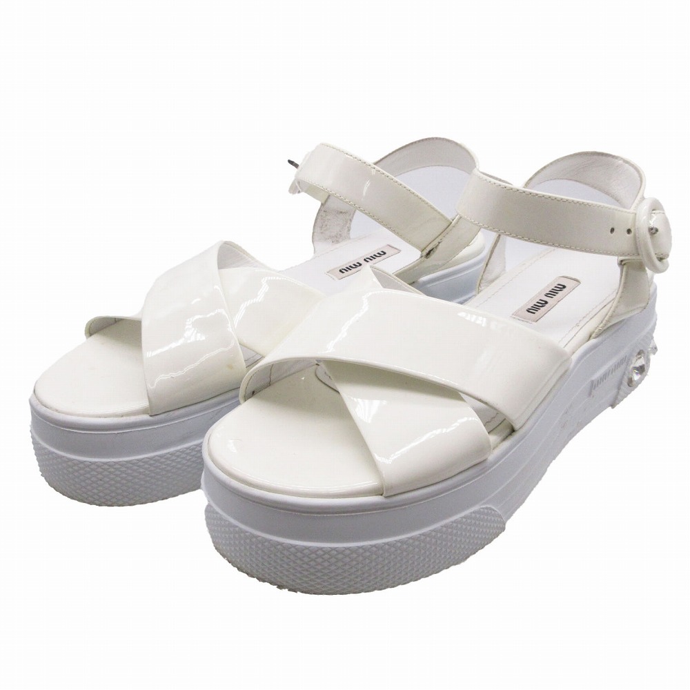 2025年最新】Yahoo!オークション -miumiu サンダルの中古品 2025年最新】Yahoo!オークション -miumiu サンダルの中古品