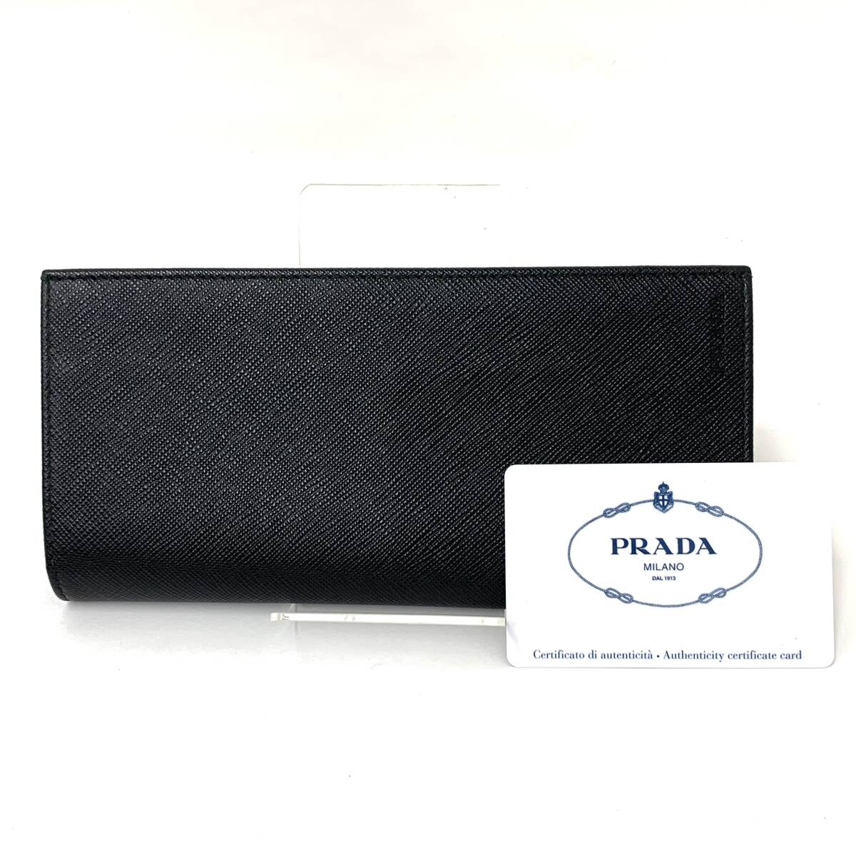 Yahoo!オークション -「prada(プラダ)二つ折り財布 nero