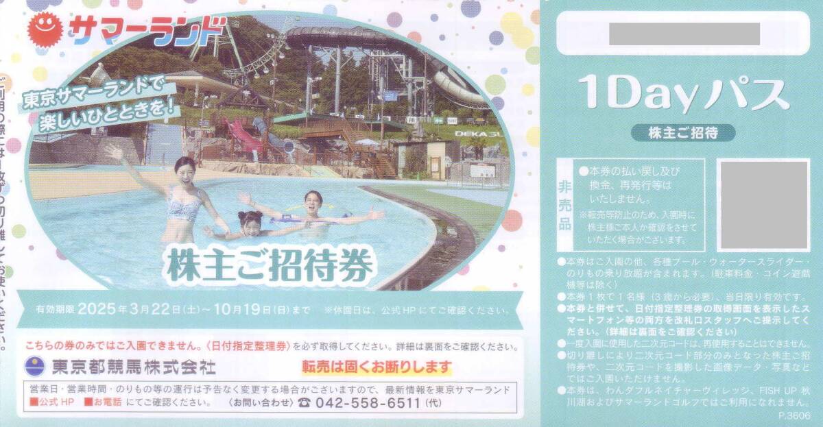 2025年最新】東京サマーランド 株主優待券の出品一覧 - Yahoo 2025年最新】東京サマーランド 株主優待券の出品一覧 - Yahoo
