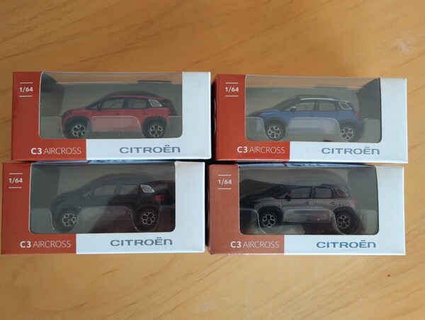 NOREV Citroen C3AIRCROSS 2021 4色セット ノレブ シトロエン C3エアクロス ミニカー 1/64