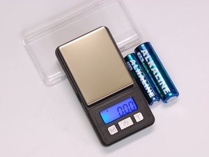 超小型高性能 デジタルはかり0.01g~200g 業務用精密 手のひらサイズ 単四電池×2 デジタルスケール 電子 計量 量り 計り 測り 計量器