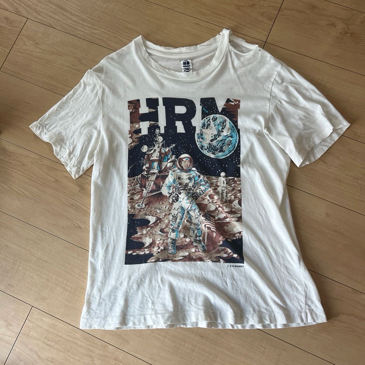 【90s日本製】ハリウッドランチマーケット　ヴィンテージフォトTシャツ シングル ハリウッドランチマーケット.聖林公司/日本製.90年代後半