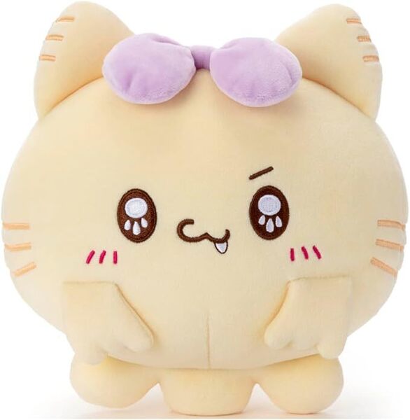 新品・未使用 タカラトミーアーツ らぶいーず Mocchi-Mocchi- ぬいぐるみ S にゃぽ 高さ約19cm 【送料無料】