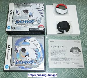 DS「ポケットモンスター ソウルシルバー」ポケウォーカー付き◇Pokemon 銀