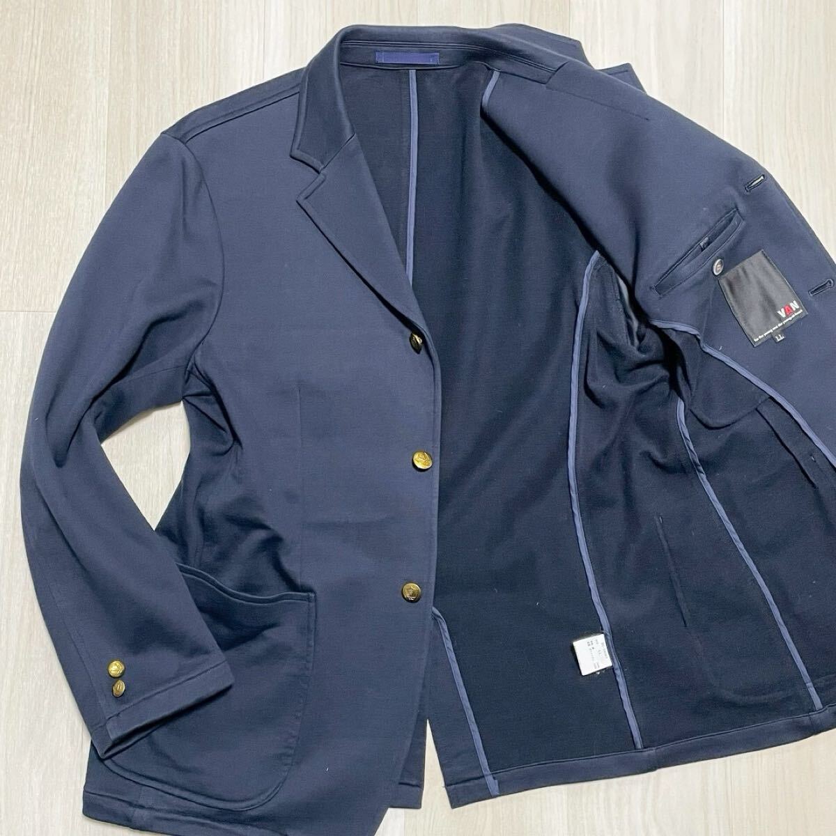 Yahoo!オークション -「van 紺ブレ」(ジャケット、上着) (メンズ Yahoo!オークション -「van 紺ブレ」(ジャケット、上着) (メンズ